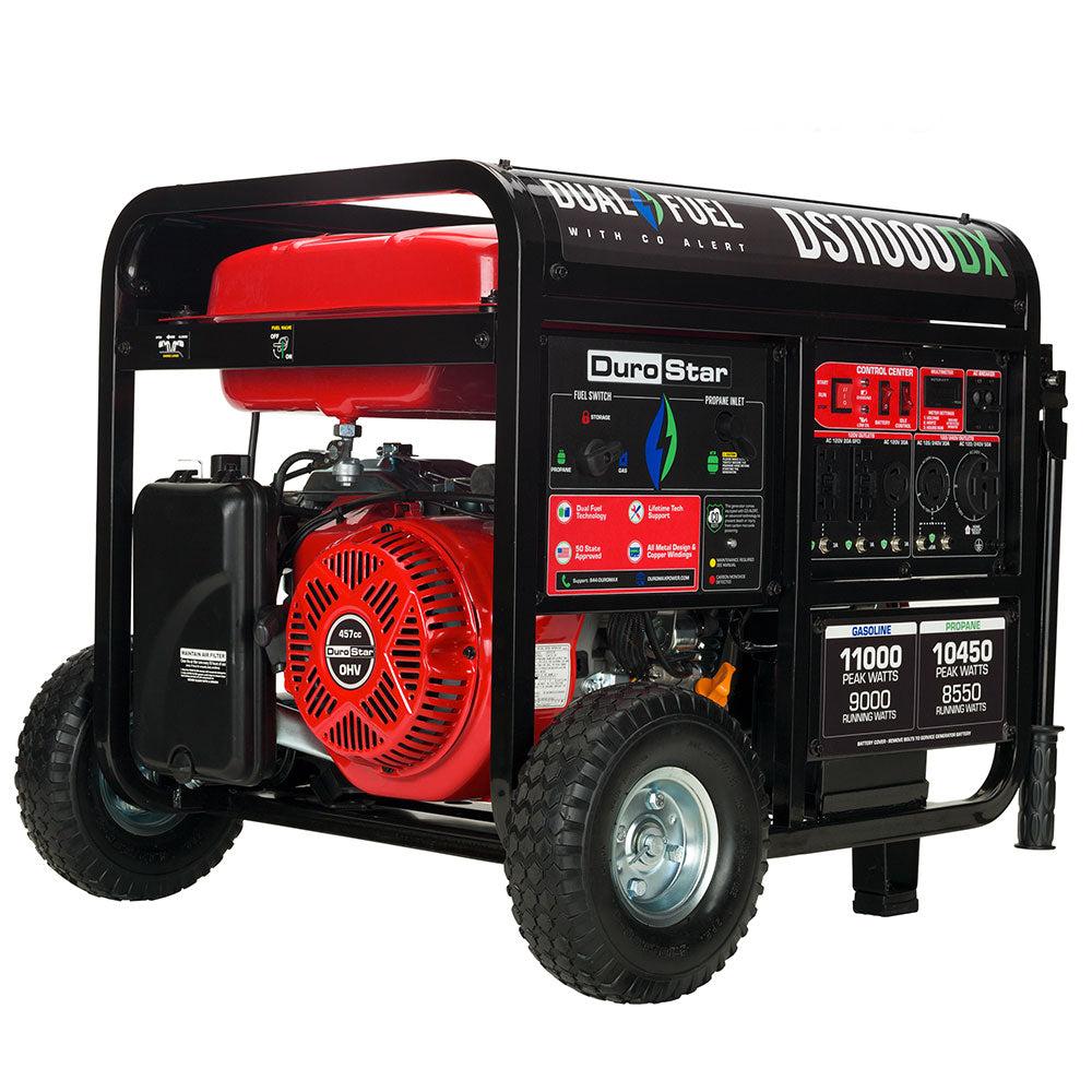 11,000 Watt Dual Fuel Portable Generator w/ CO Alert – DuroMax Power ...