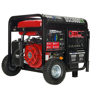 DuroStar  13,000 Watt Dual Fuel Portable Generator w/ CO Alert