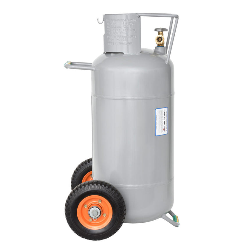 Flame King  Flame King YSN40HOG 40 LBS Horizontal/Vertical Propane Cylinder w/OPD W/Wheels