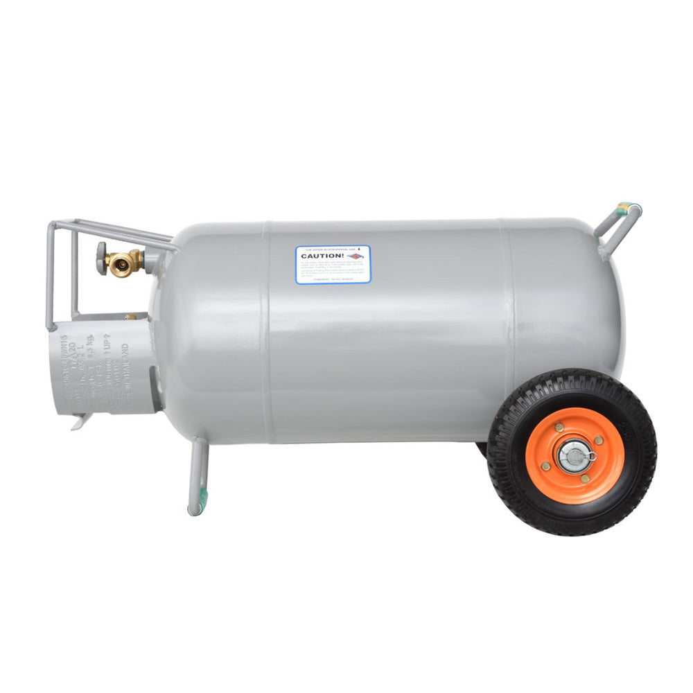 Flame King  Flame King YSN40HOG 40 LBS Horizontal/Vertical Propane Cylinder w/OPD W/Wheels