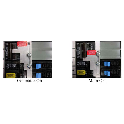 GenInterlock  GenInterlock BRY-200A Generator Interlock Kit Breaker Panel 150/200 Amp Bryant w/ Horizontal Throw