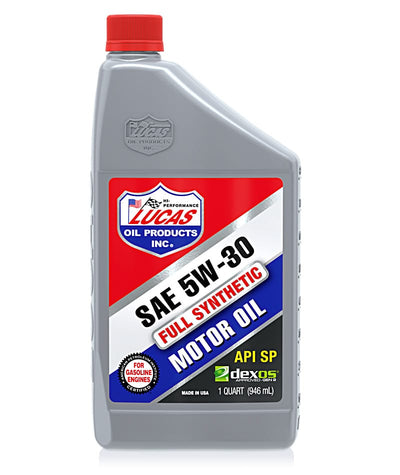 Lucas Oil Synthetic Motor Oil 1 Qt - SAE 5W-30 API SN Plus/Dexos Certified