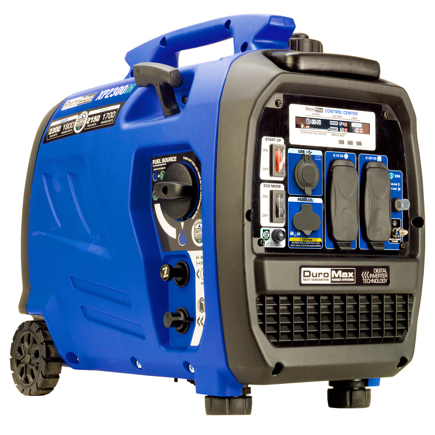 DuroMax  2,300 Watt Dual Fuel Portable Inverter Generator w/ CO Alert