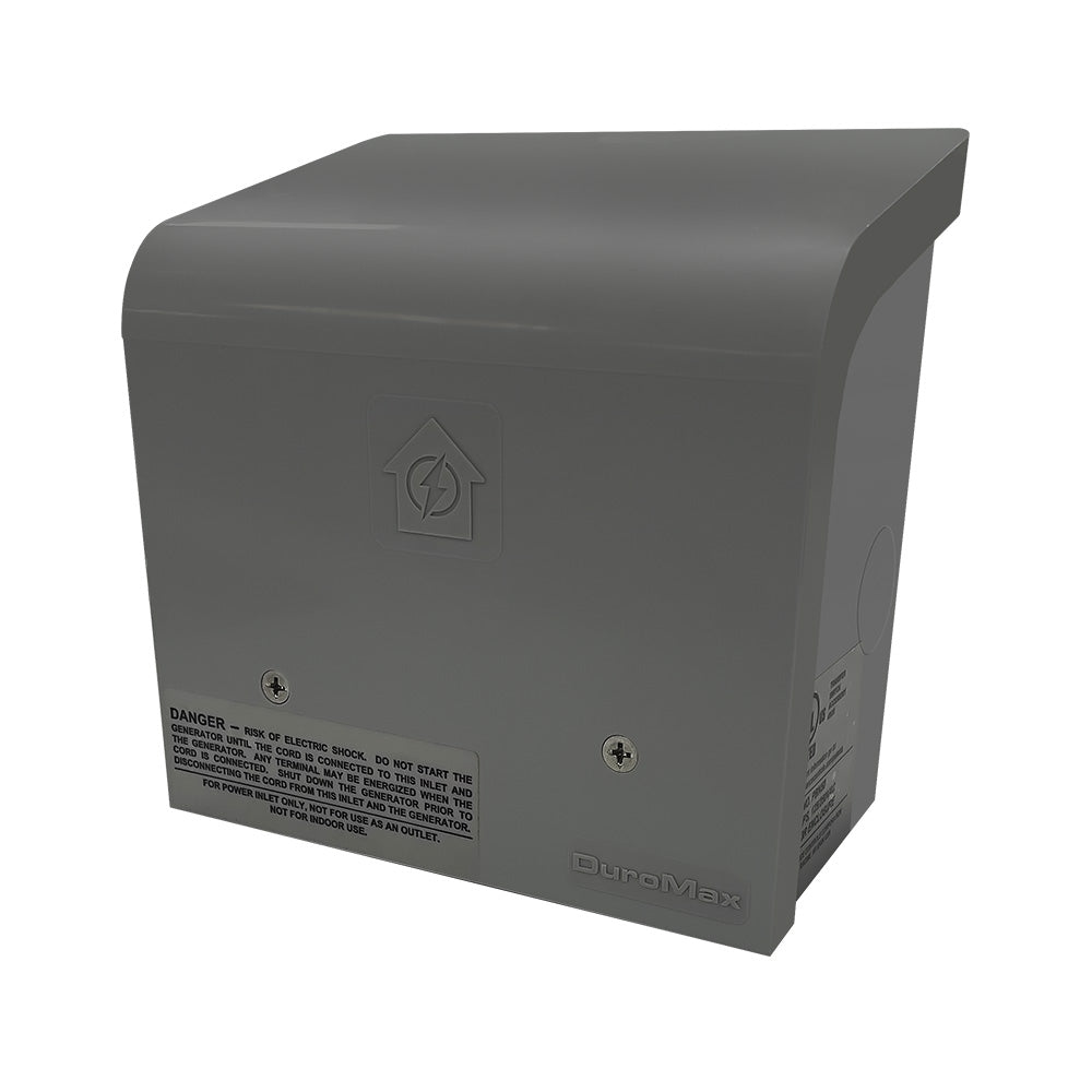 DuroMax XP50PBN 50-Amp 12,500-Watt Non-Metallic Power Inlet Box