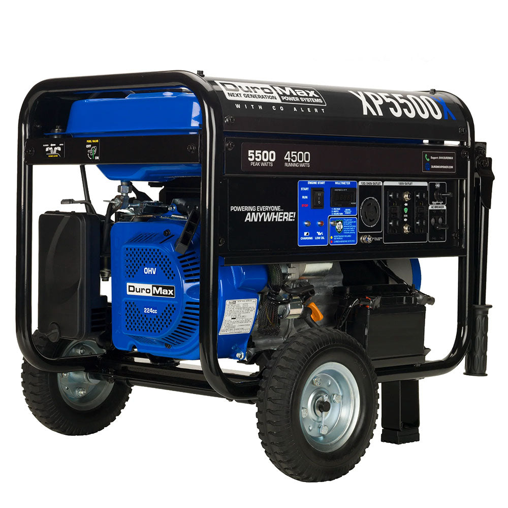 5,500 Watt Gasoline Portable Generator w/ CO Alert – DuroMax Power ...